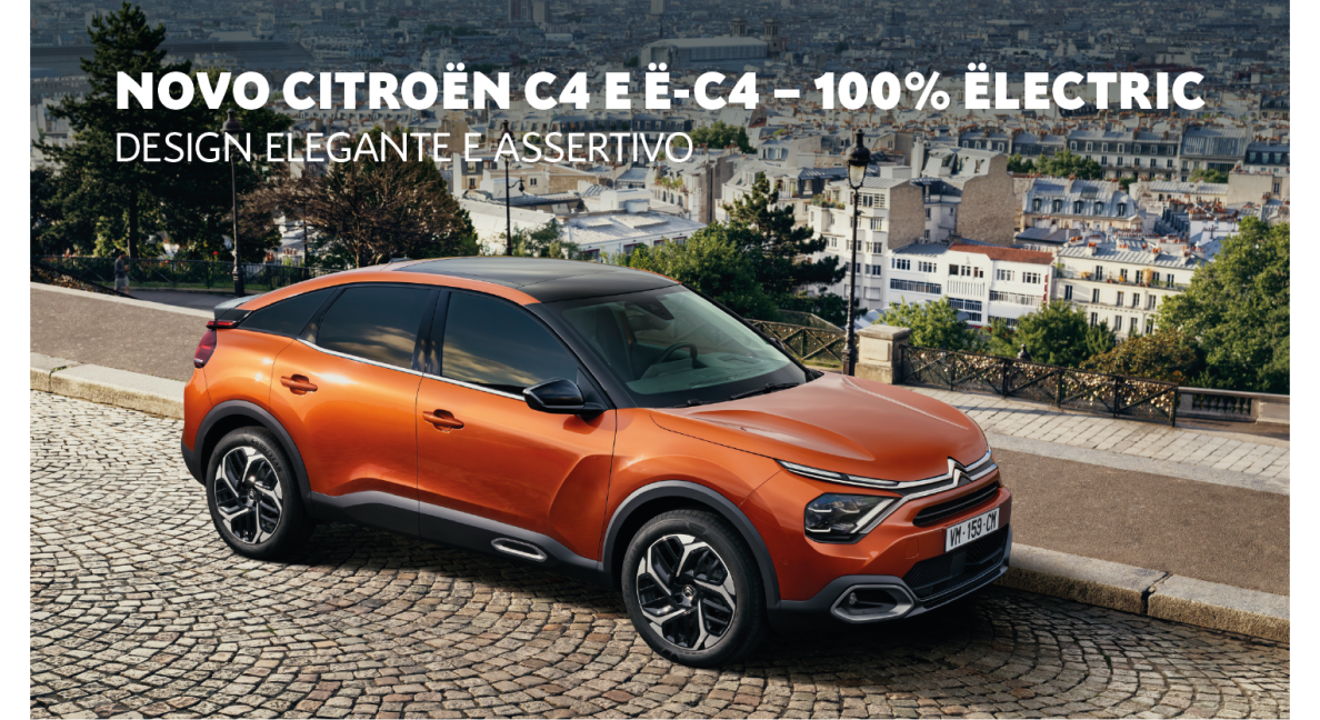 Novos Citroën C4 e ë-C4 - 100% ëlectric: Uma questão de atitude