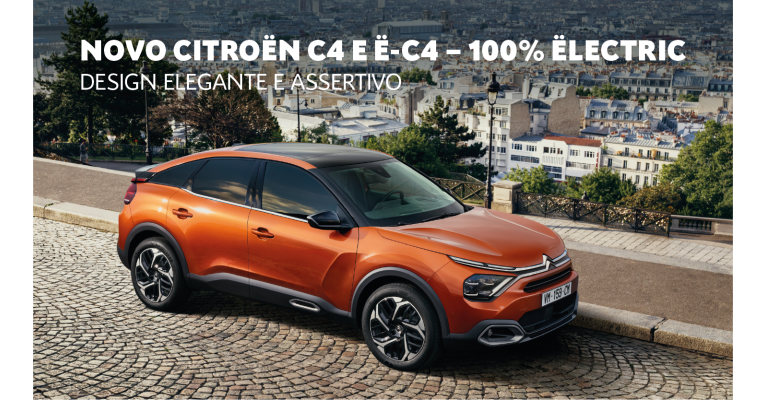 Novos Citroën C4 e ë-C4 - 100% ëlectric: Uma questão de atitude