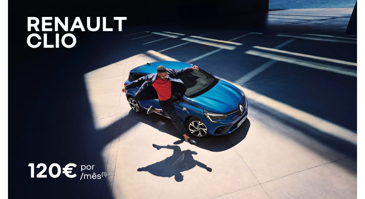 Renault Clio por 120€/mês