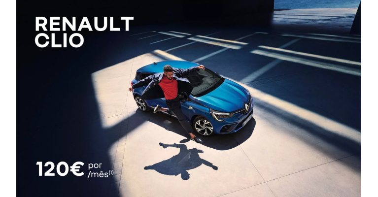Renault Clio por 120€/mês