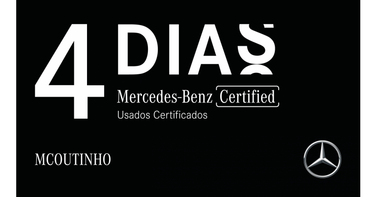 Os Dias Mercedes-Benz Certified estão de volta à MCOUTINHO!